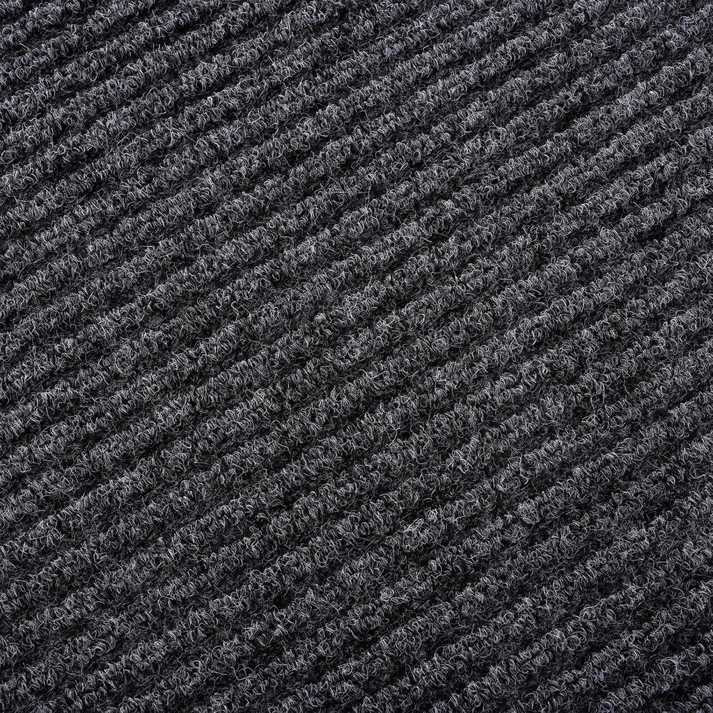 Low Profile Rubber Door Mat, 60x35inch, Heavy Duty, Durable Doormat, Indoor and Outdoor, Waterproof, Easy Clean Shoe Scraper, Home Rug Welcome Mats for Entryway, Patio, Porch, Grey