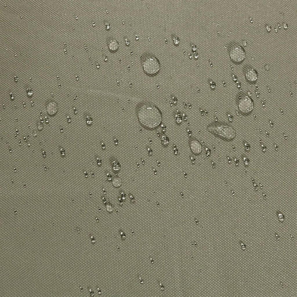 Sunnydaze Round Outdoor Fire Pit Cover - Heavy-Duty 300D Polyester and PVC with Drawstring Closure - Khaki - 48-Inch