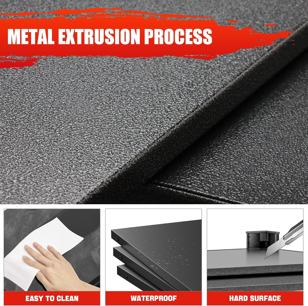 5 Shelf Storage Unit – Heavy Duty Shelving Rack for Garage and Home Use, Sturdy Metal Storage Shelf Organizer, Perfect for Organizing Tools, Supplies 16" D x36 W x72 H（3 pcs）