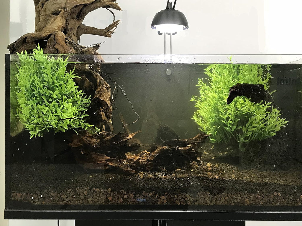 BEGONDIS Aquarium Decorations Fish Tank Artificial Green Water Plants Made of Soft Plastic