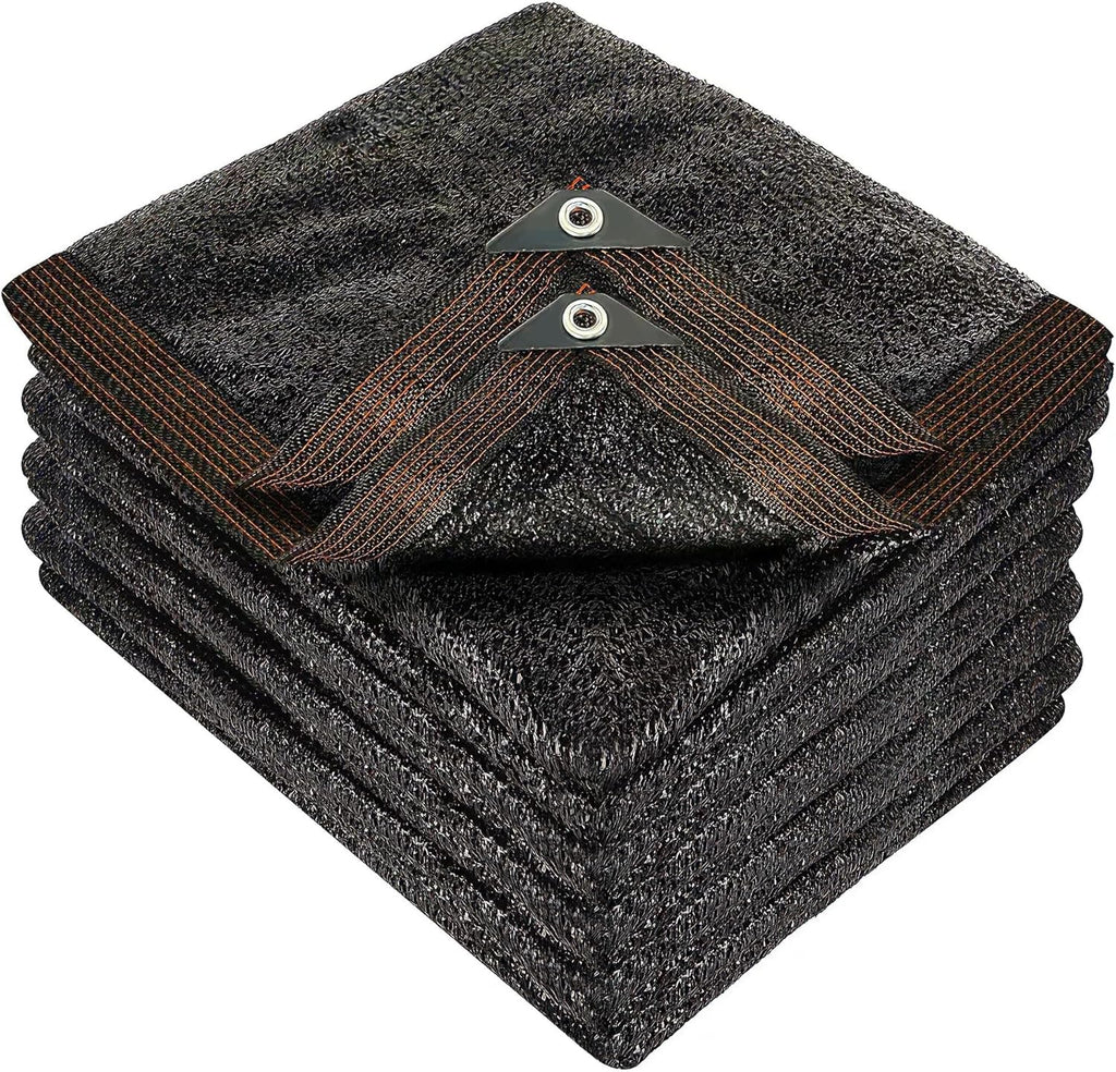 winemana 70% Black Shade Cloth, 20 x 20 FT Durable Mesh Tarp with Grommets, Resistant Garden Sun Shade Netting with Taped Edge for Plant Cover, Greenhouse, Patio, Tomatoes, Chicken Coop, Barn Kennel