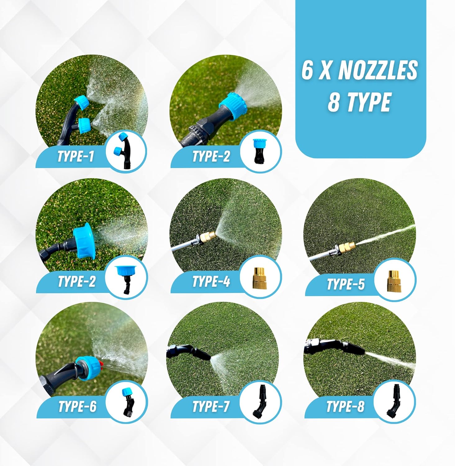 10.5 Gal Battery Powered Sprayer with Double Professional Pump with Wheels, Multifunctional and Portable Weed Sprayer for Lawn & Garden with Adjustable HD Wand and Nozzles