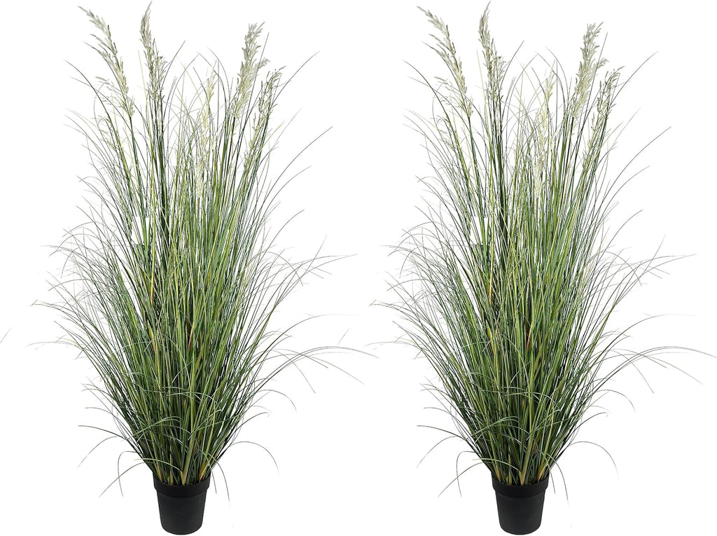 Artificial Plant 71in（6ft,2pack） Tall Artificial Grass Plant,Faux Plants Indoor Home Decorative Artificial Plants & Flowers in Pot Fake Plant, House Plant Indoor